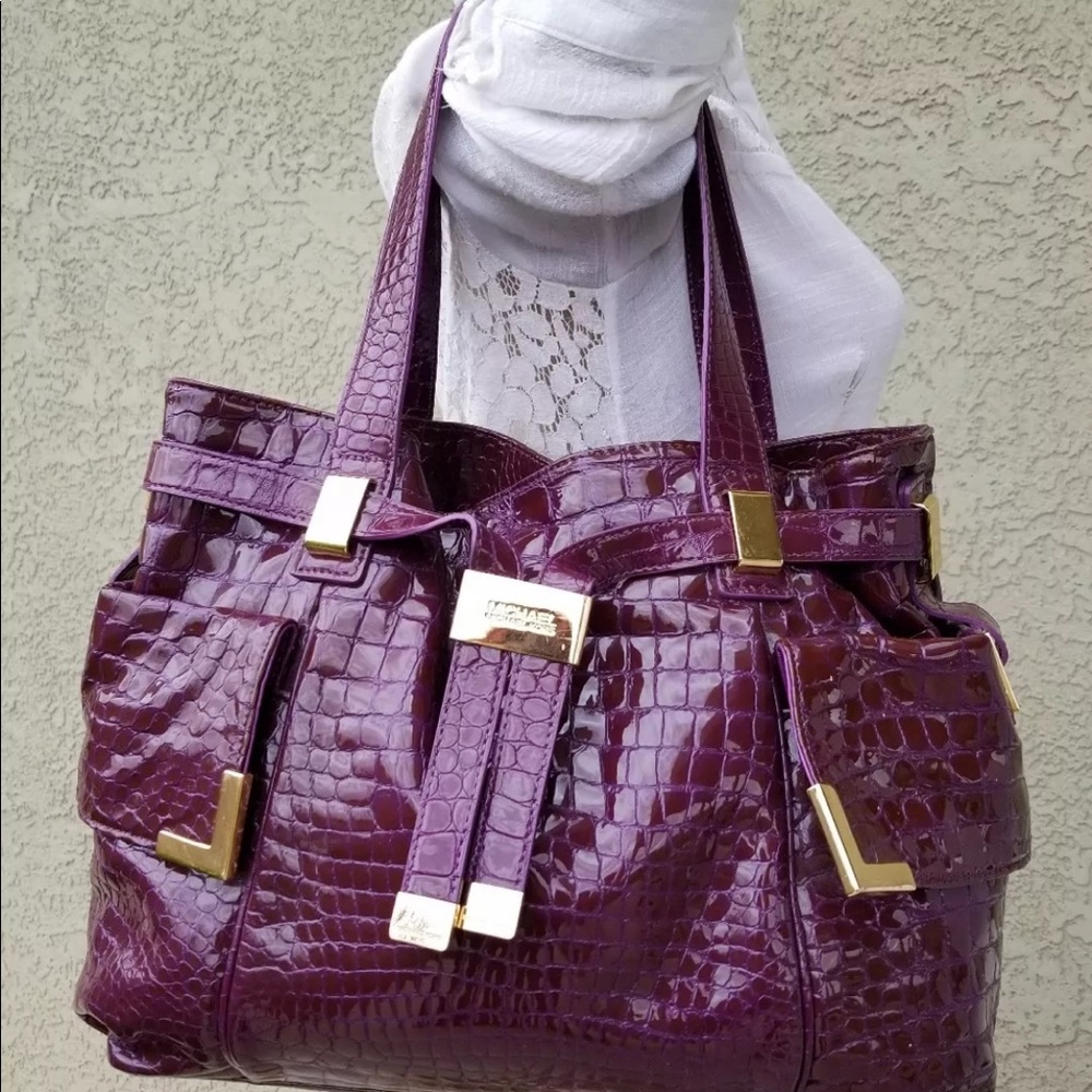 SOLD Michael Kors Beverly Patent Leather Handbag